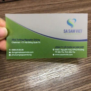 Alternative view of In Cardvisit Chất Liệu Nhựa Cao Cấp