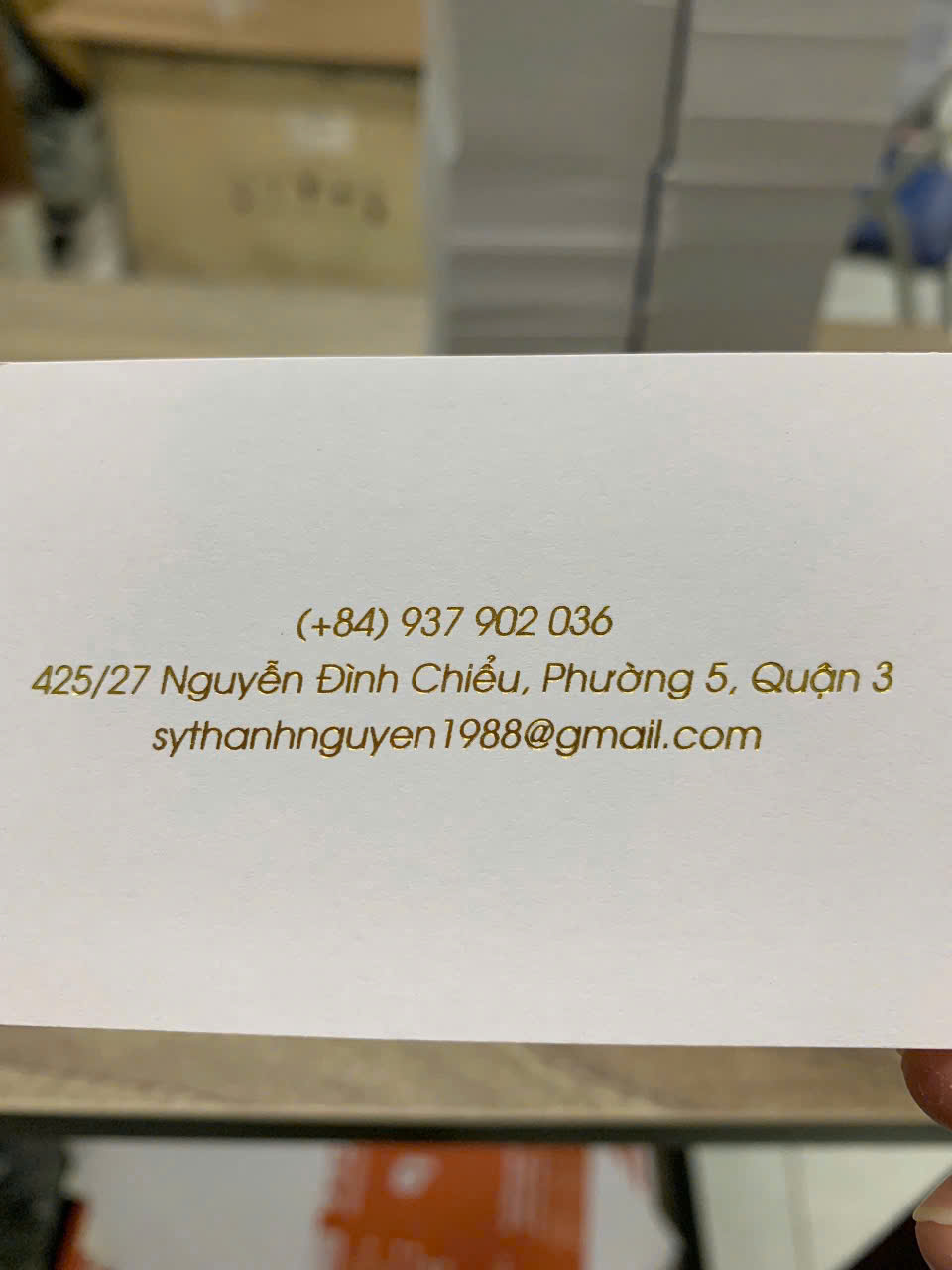 In Cardvisit Ép Kim, Dập Nổi - Ảnh 4